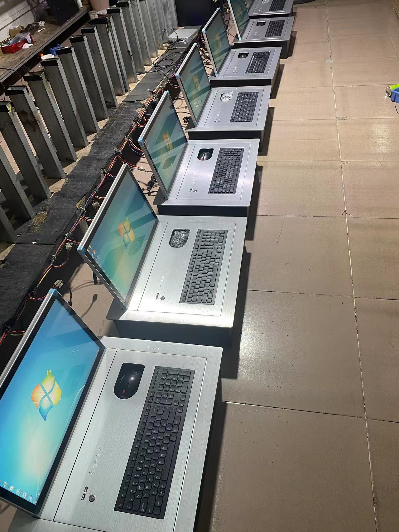 美格視聽無紙化智能會議室辦公設備液晶屏電動翻轉(zhuǎn)器設備