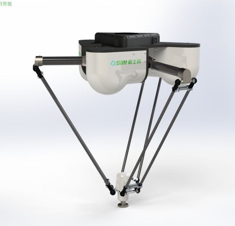 歐士瑪300mm微型并聯(lián)機器人本體柔性振動盤3軸\/3 1軸并聯(lián)機械手