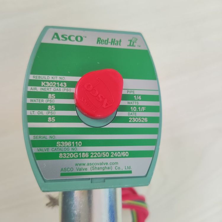 原裝ASCO兩位三通電磁閥8320G186220\/50正品現(xiàn)貨