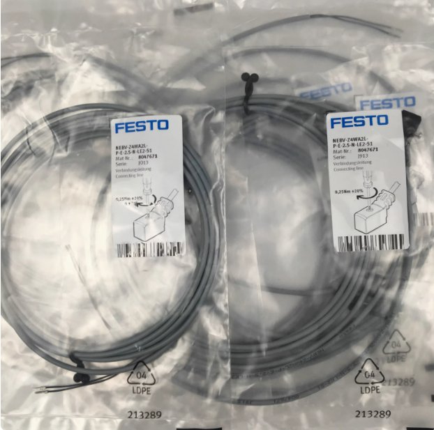 FESTO費(fèi)斯托連接電纜NEBV-Z4WA2L-P-E-2.5-N-LE2-S8047671現(xiàn)貨