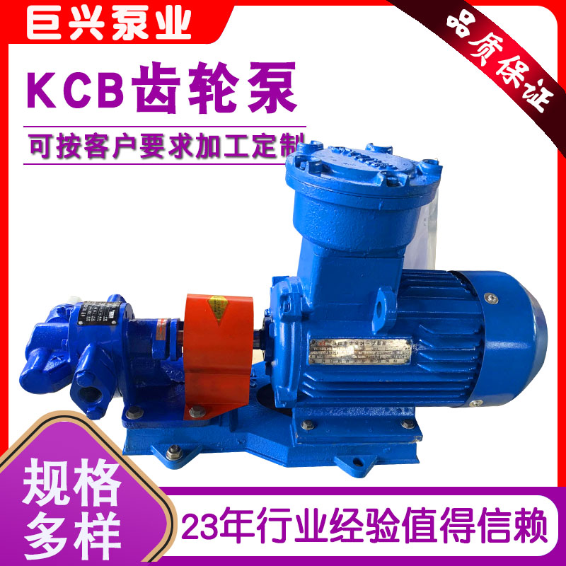 KCB齒輪油泵石蠟輸送泵聚乙烯蠟泵防爆電機支持定制