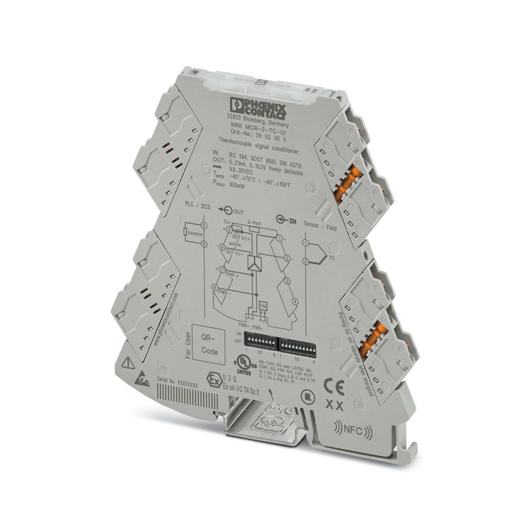 菲尼克斯溫度變送器MINIMCR-2-TC-UI-2902055原裝德國