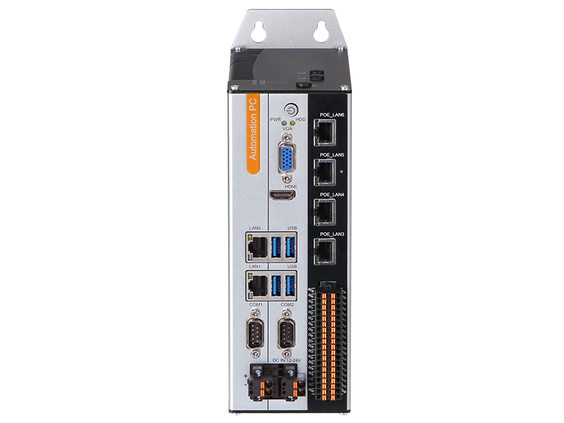 NODKA機(jī)器視覺(jué)控制器NP-6125配Intel桌面CPU支持4路POE32隔離DIO