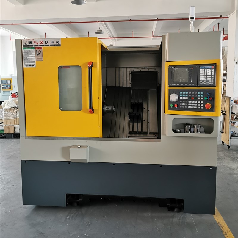 兩軸數(shù)控車床LC46斜軌CNC機(jī)床設(shè)備新代廣數(shù)定制廠家操作簡單