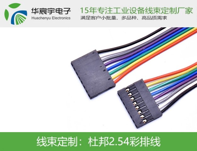 杜邦2.54彩排線專業(yè)生產(chǎn)電子線束OEM、ODM定制品質(zhì)可靠